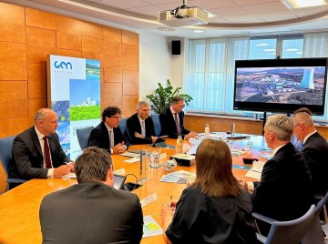  Minister mag. Bojan Kumer ob obisku GEN energije o nadaljnjem razvoju projekta JEK2